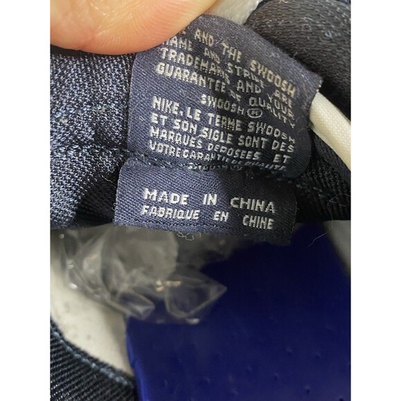 Nike Vandal Low Navy Blue/White Men’s Size 9 USA Pre-owned - Picture 6 of 9